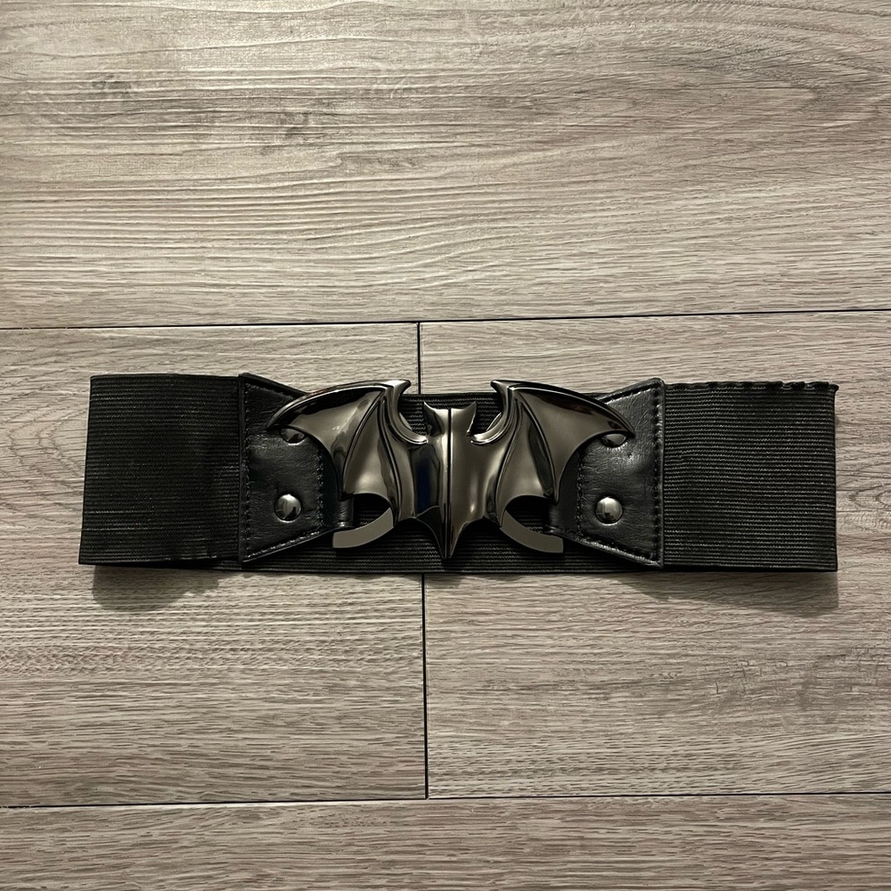 Gothic Bat Elastic Waist Belt by Kreepsville 666
